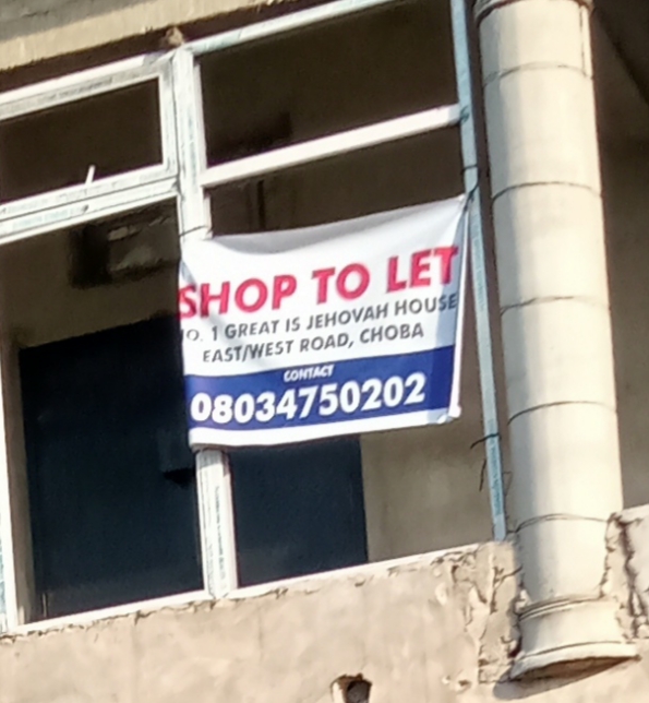 Shop to let