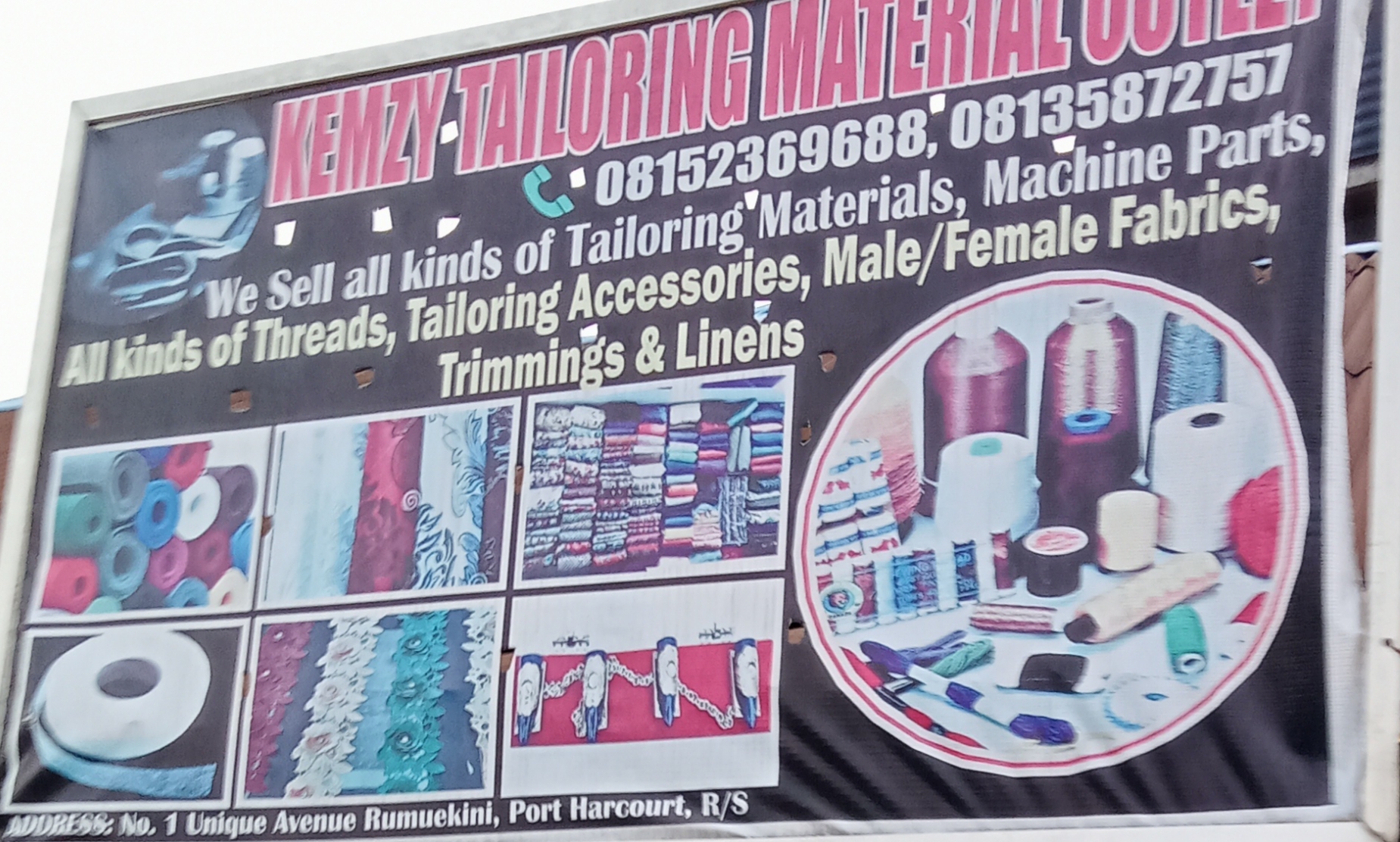 KEMZY TAILORING MATERIAL OUTLET