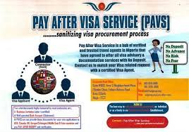 Pay After Visa Service