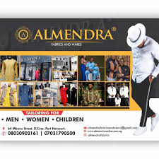 Almendra Fabrics and Wears ~ tailoring and sewing schools, fashion design schools, uniform stores